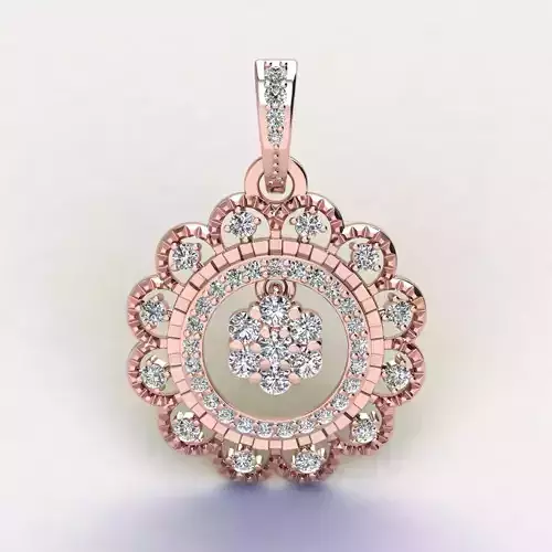 Royal Pendent 3d Model 