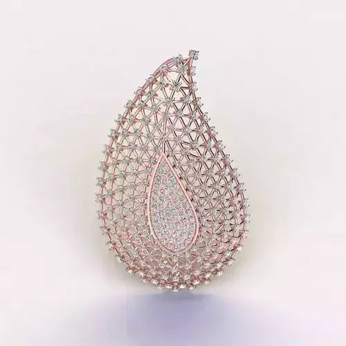 Fancy ROyal Pendent 3d Model 