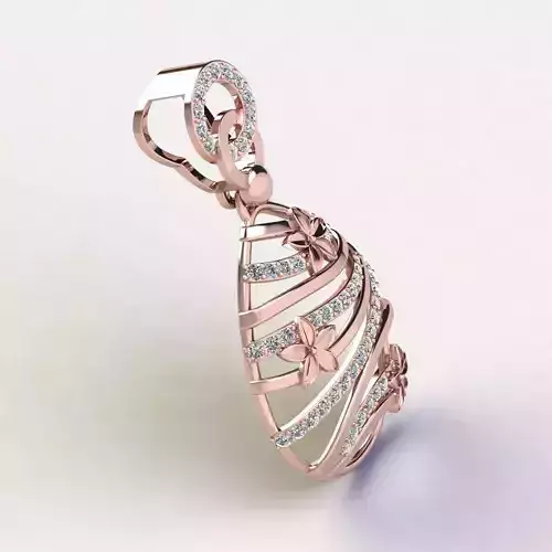 Fancy Pendent 05 3D print model