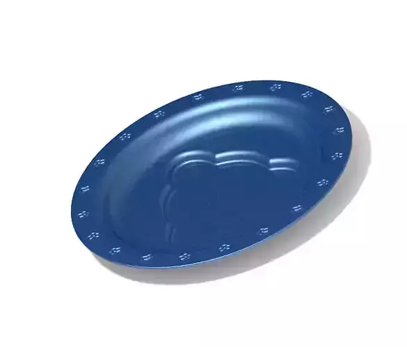 Lovely Serving Plate 3D print model