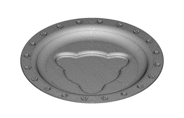 Lovely Serving Plate 3D print model_2