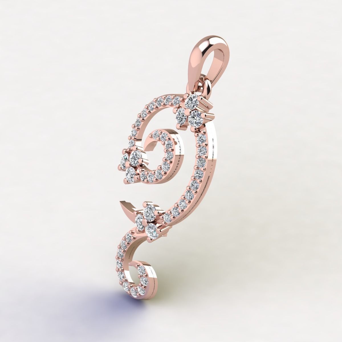 Long Pendent 3d Model 3D print model_2