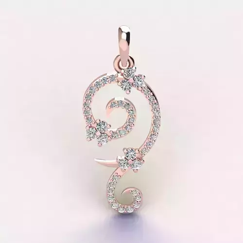 Long Pendent  3d Model 