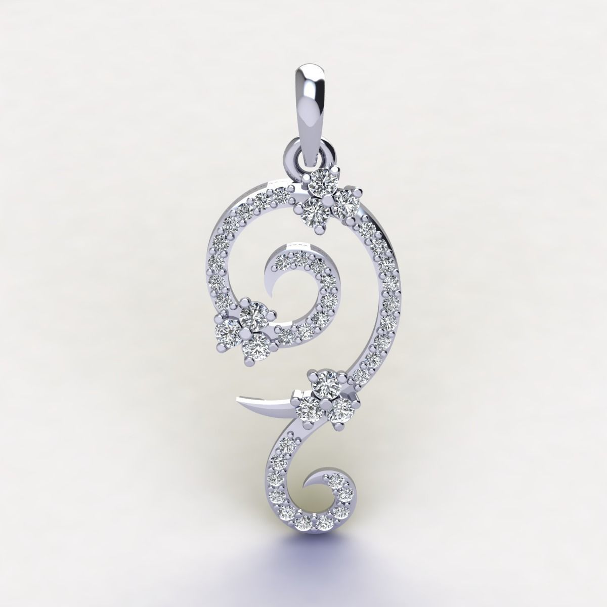 Long Pendent 3d Model 3D print model_5