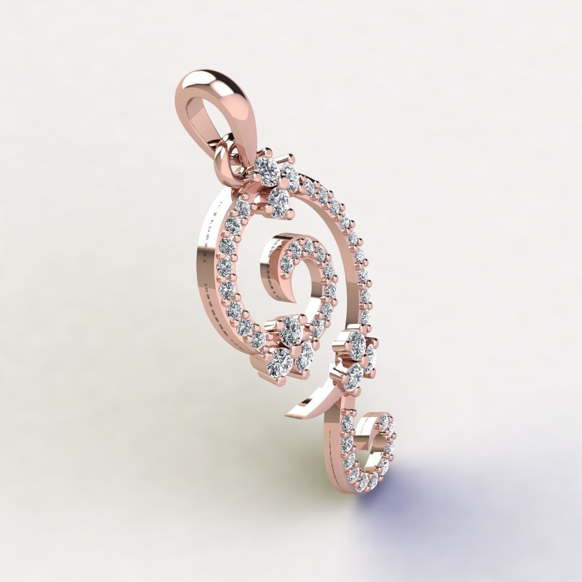 Long Pendent 3d Model 3D print model_7