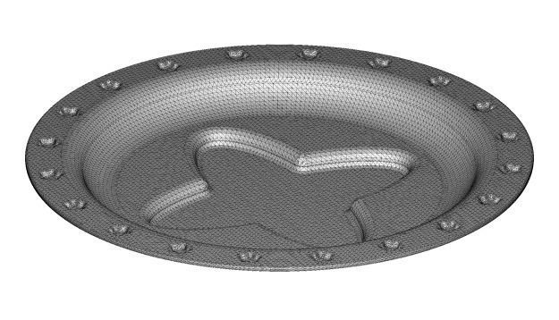 Elegant Serving Plate 3D print model_4