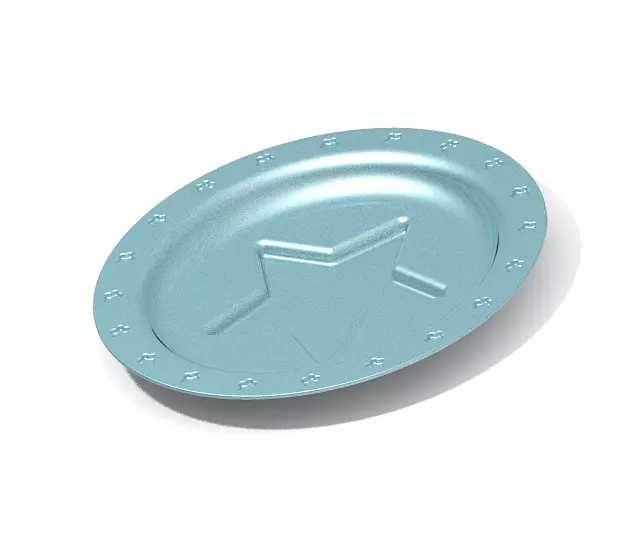 Star Serving Plate 3D print model_0