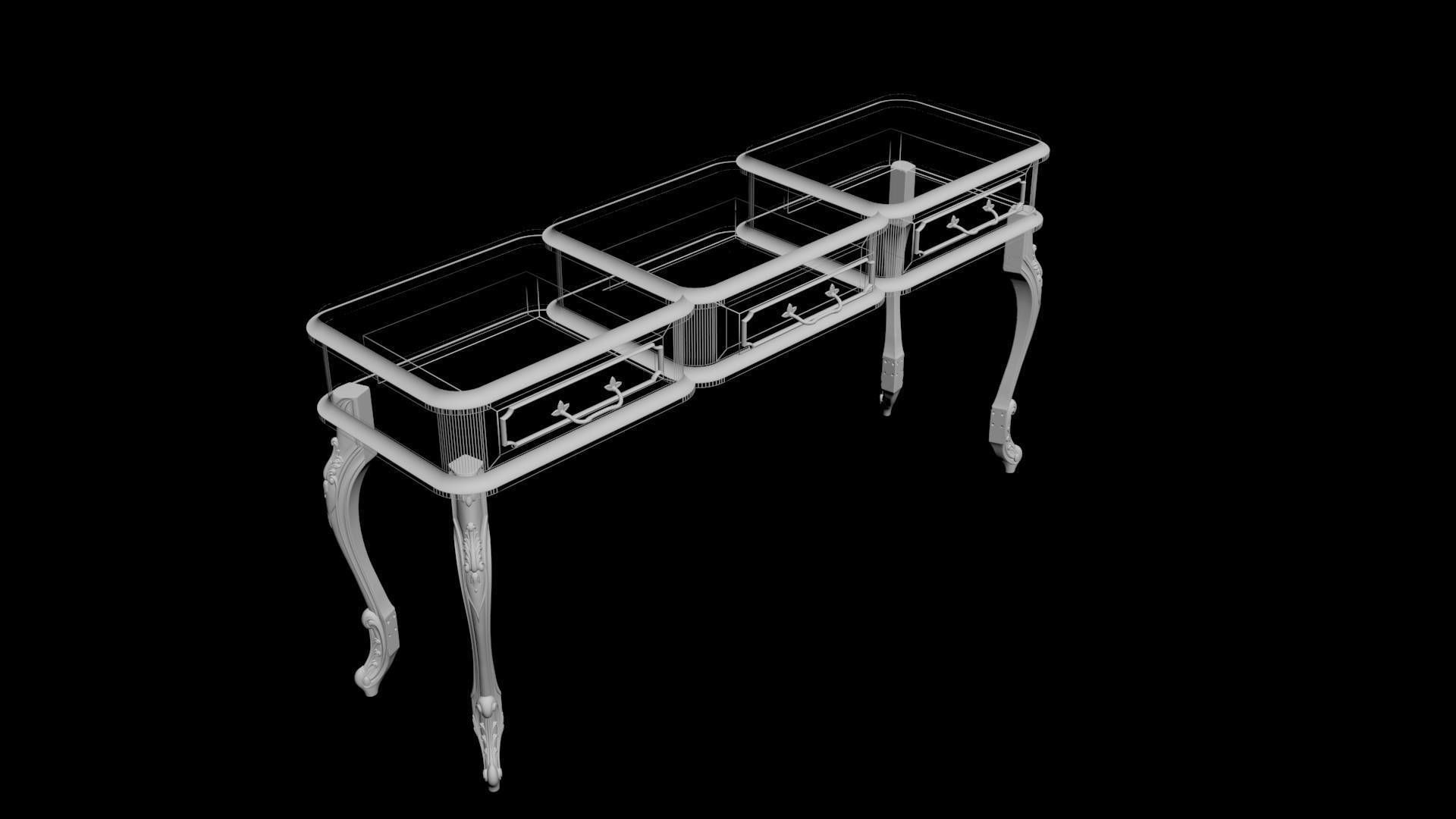 WALL CONSOLE 3D model_5