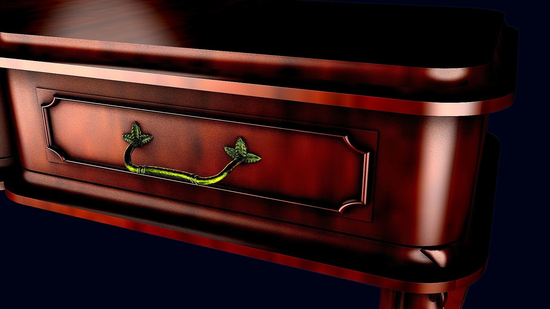 WALL CONSOLE 3D model_1