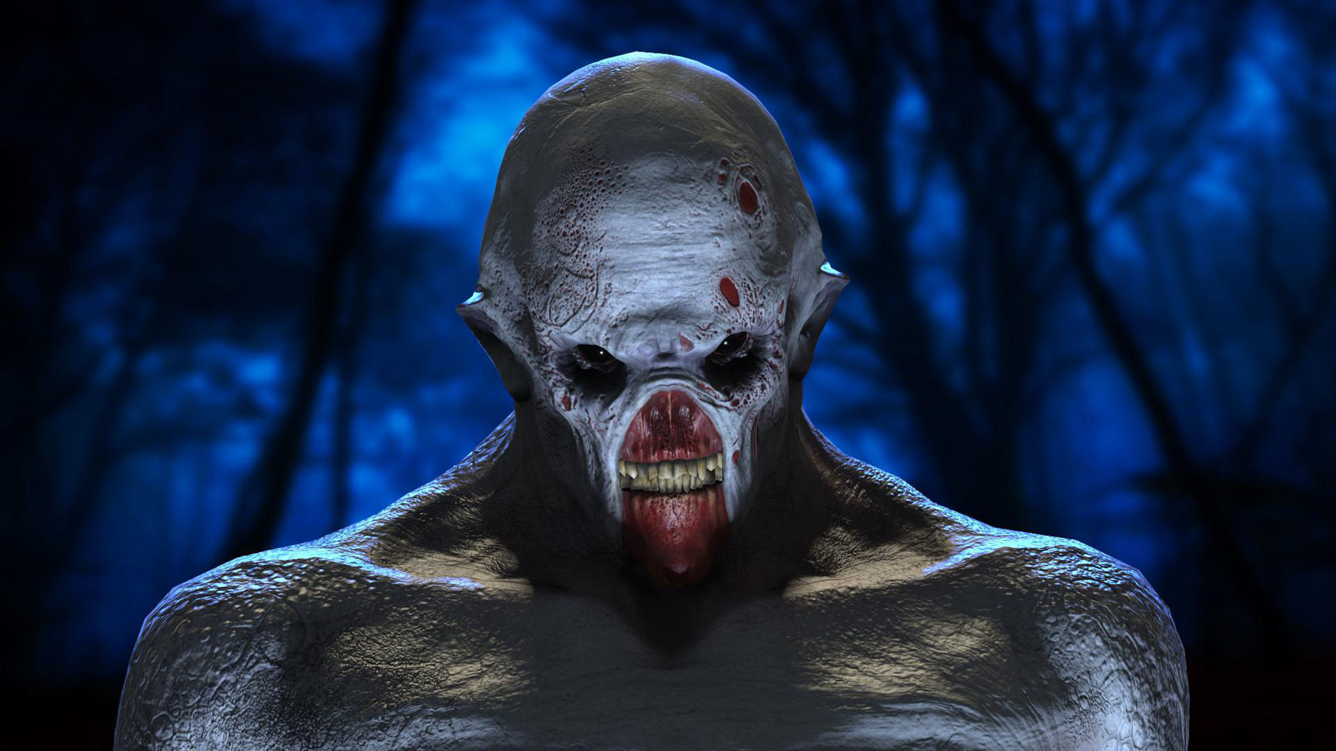 GraveDigger Low-poly 3D model_0