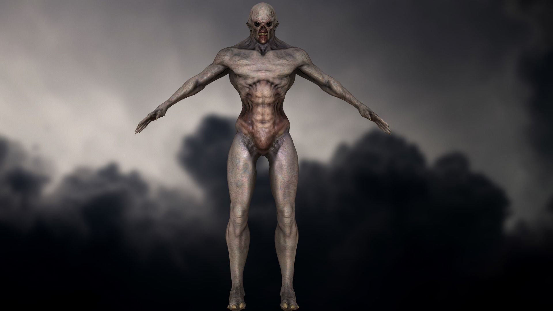 GraveDigger Low-poly 3D model_6