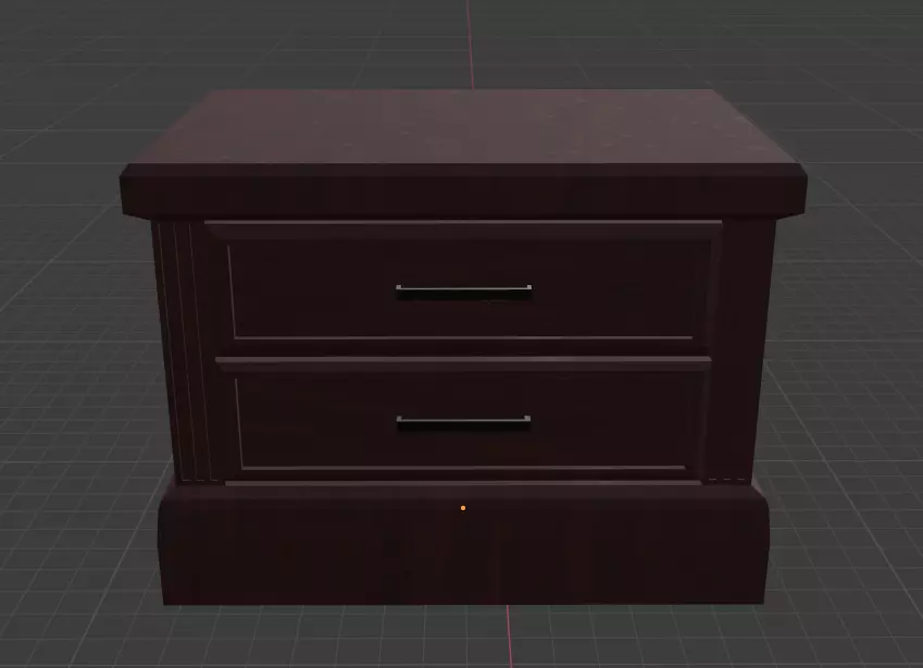 Night Table Free low-poly 3D model