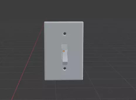 Light Switch Free low-poly 3D model_0