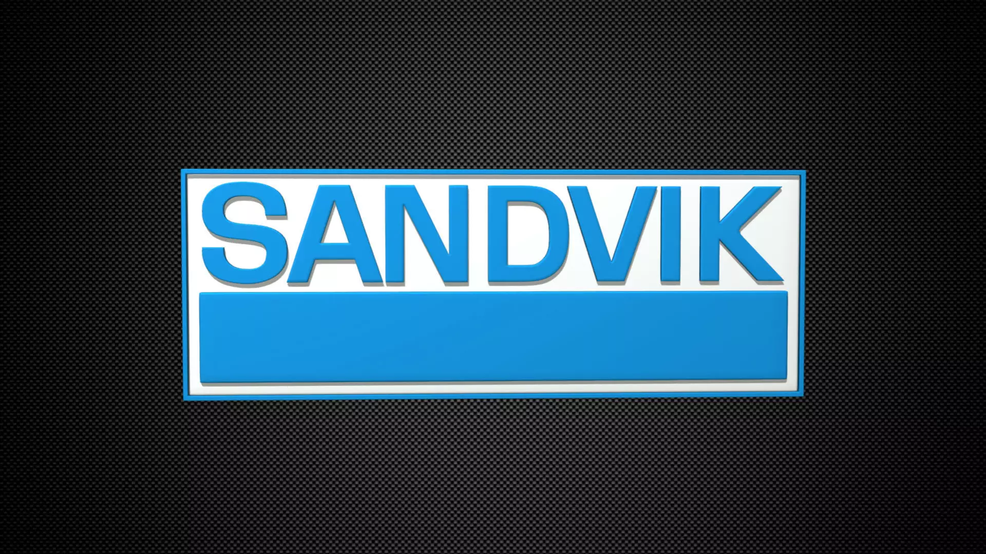 sandvik logo 3D model