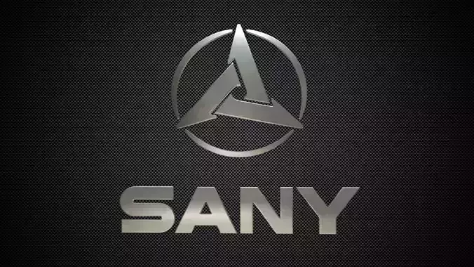 sany logo 3D model