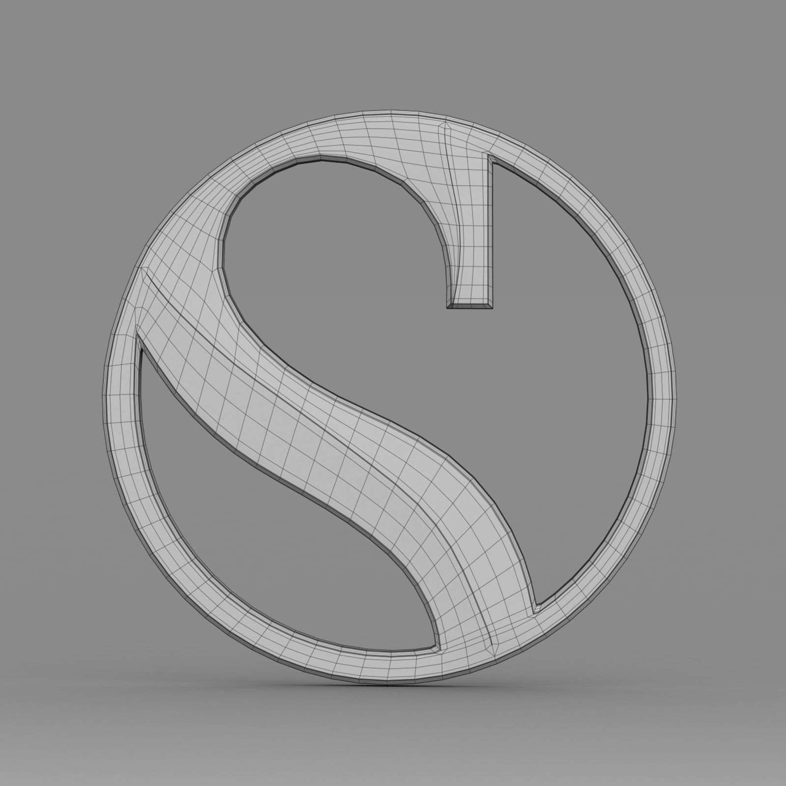sauber logo 3D model_7