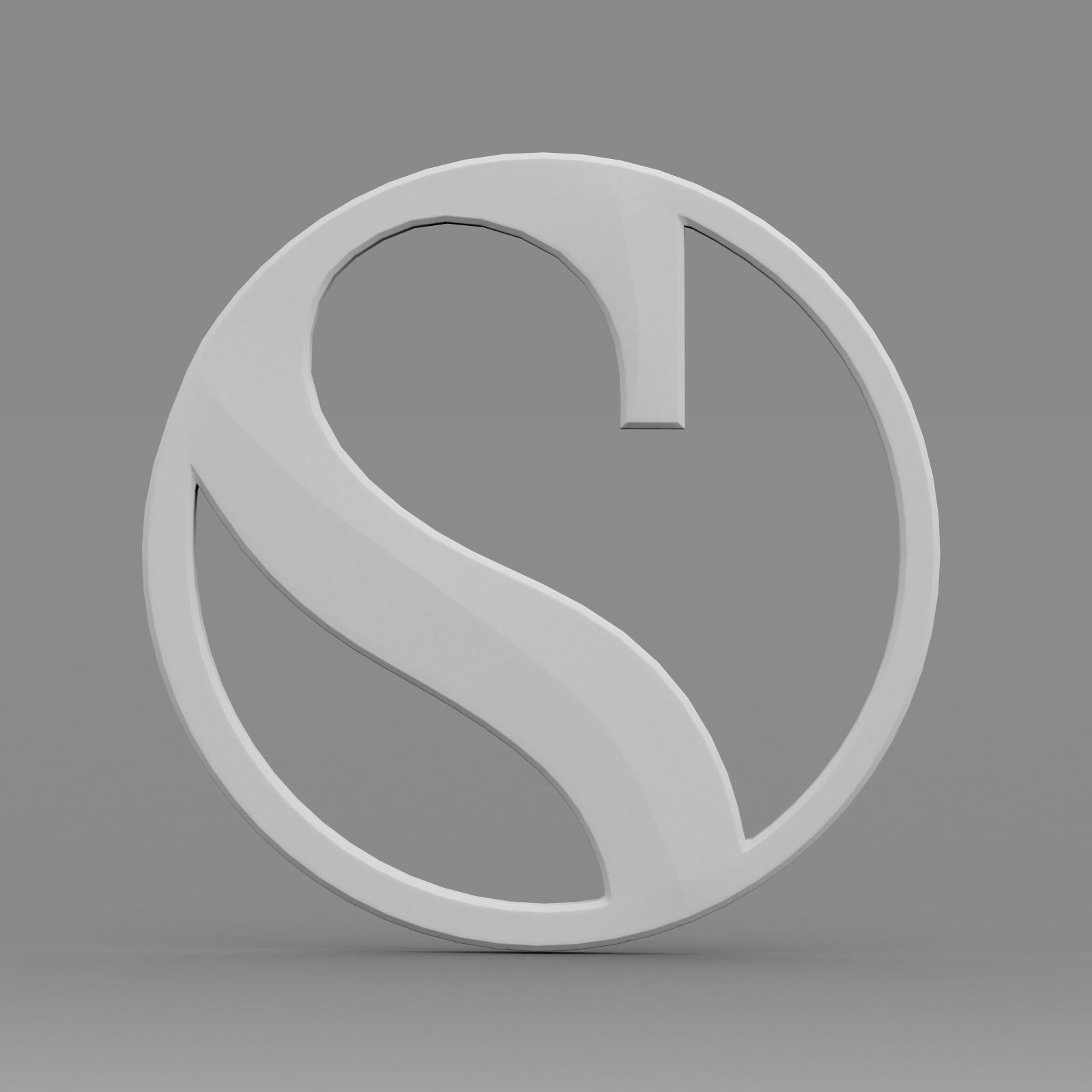 sauber logo 3D model_6