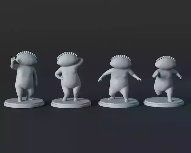 Gyoza Fairy  3D Model Collection