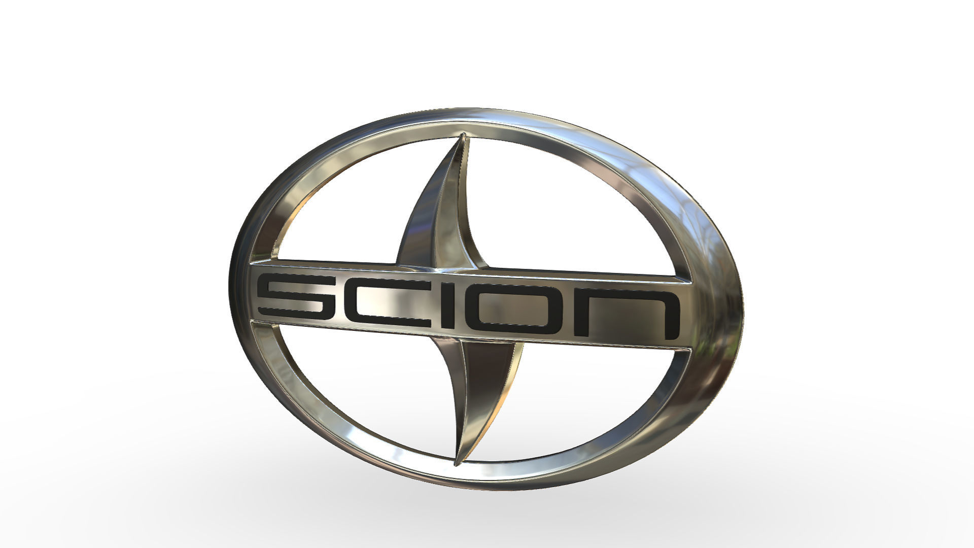 scion logo 3D model_2