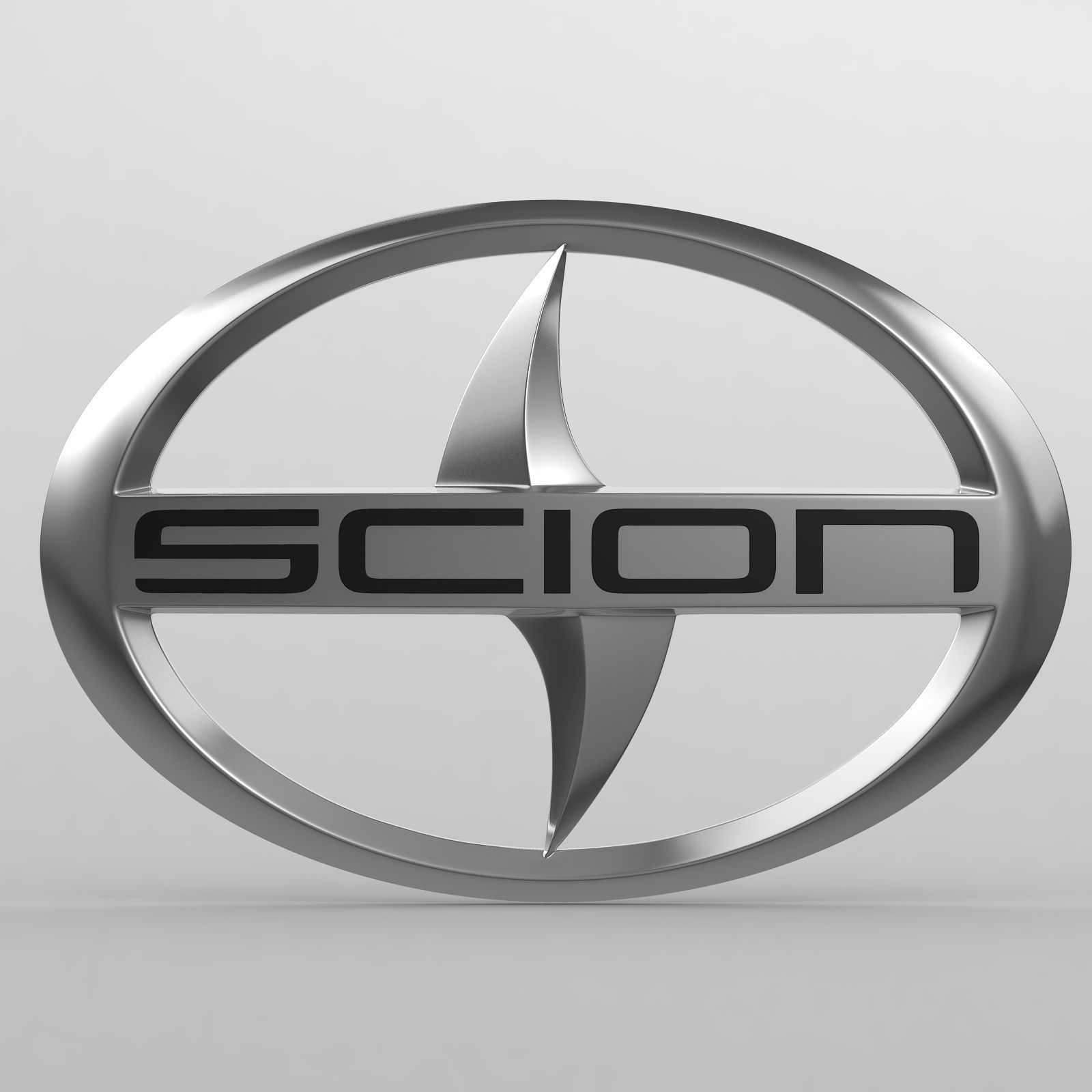 scion logo 3D model_8