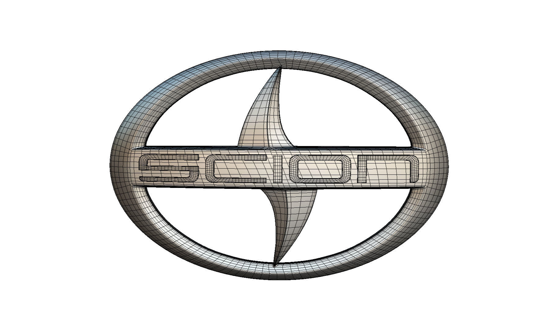 scion logo 3D model_6