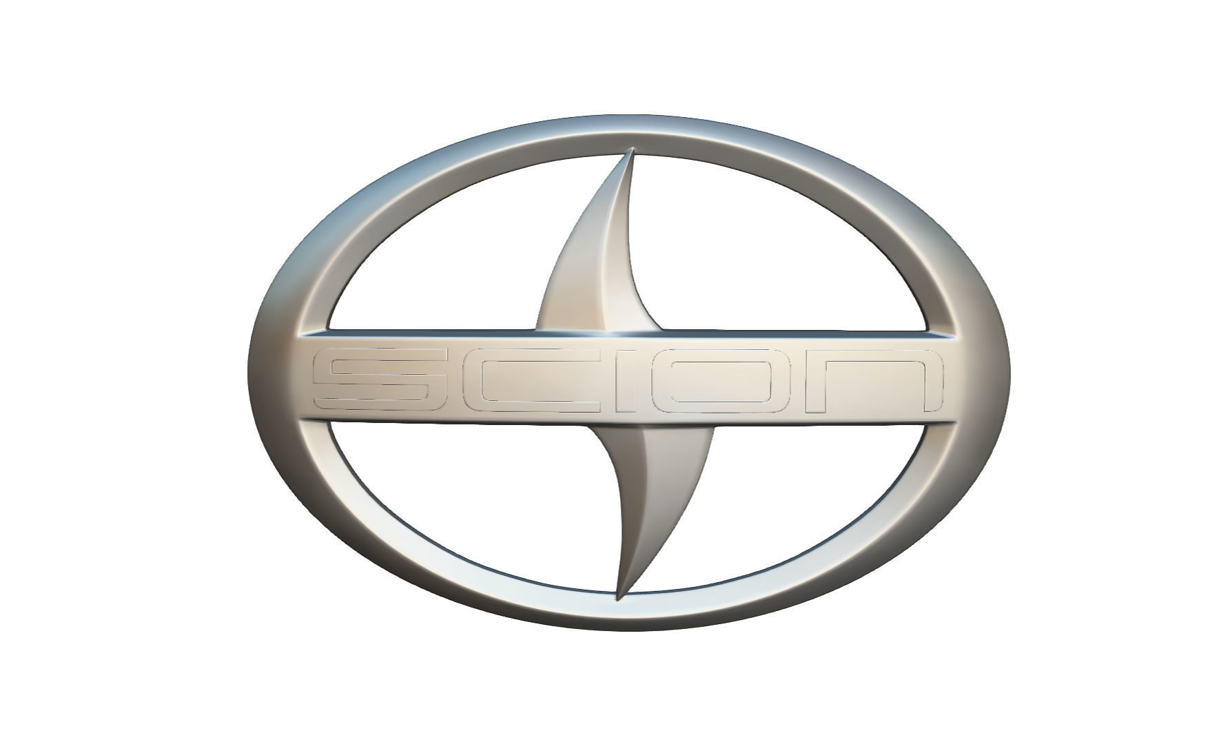 scion logo 3D model_5