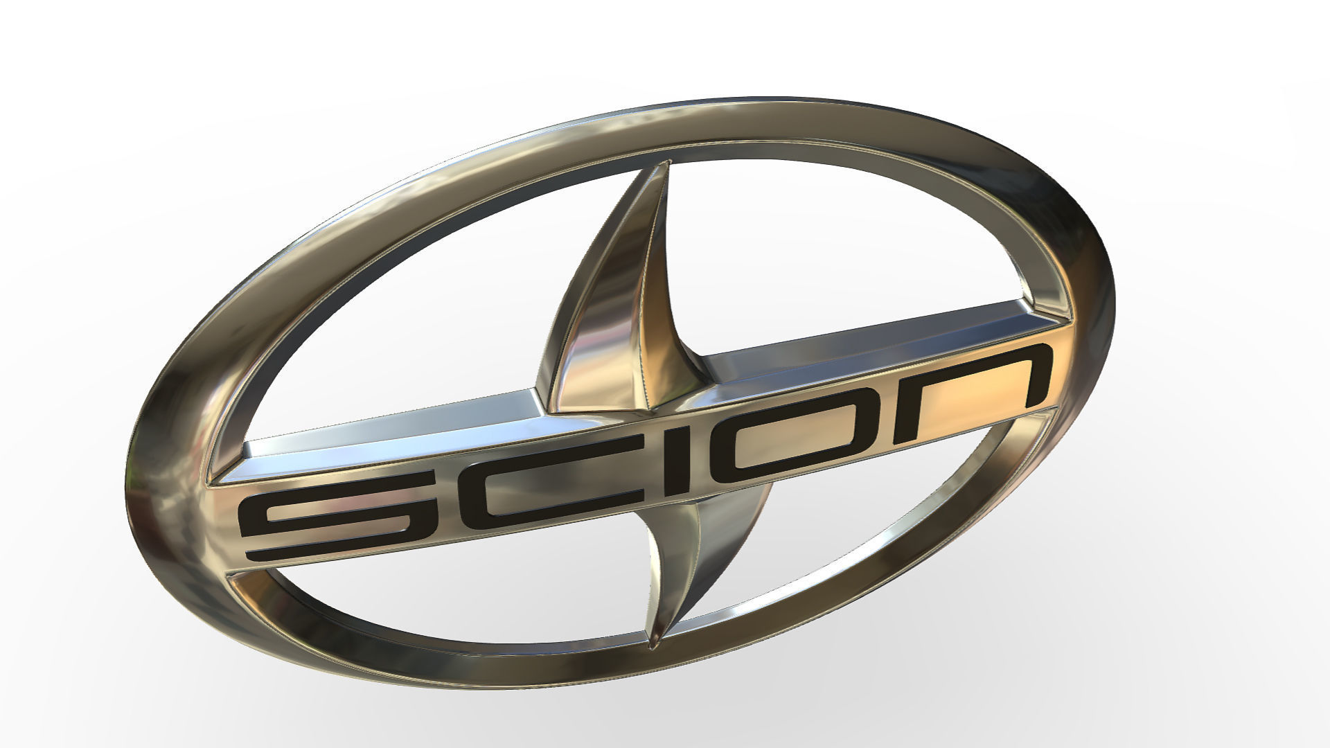 scion logo 3D model_3