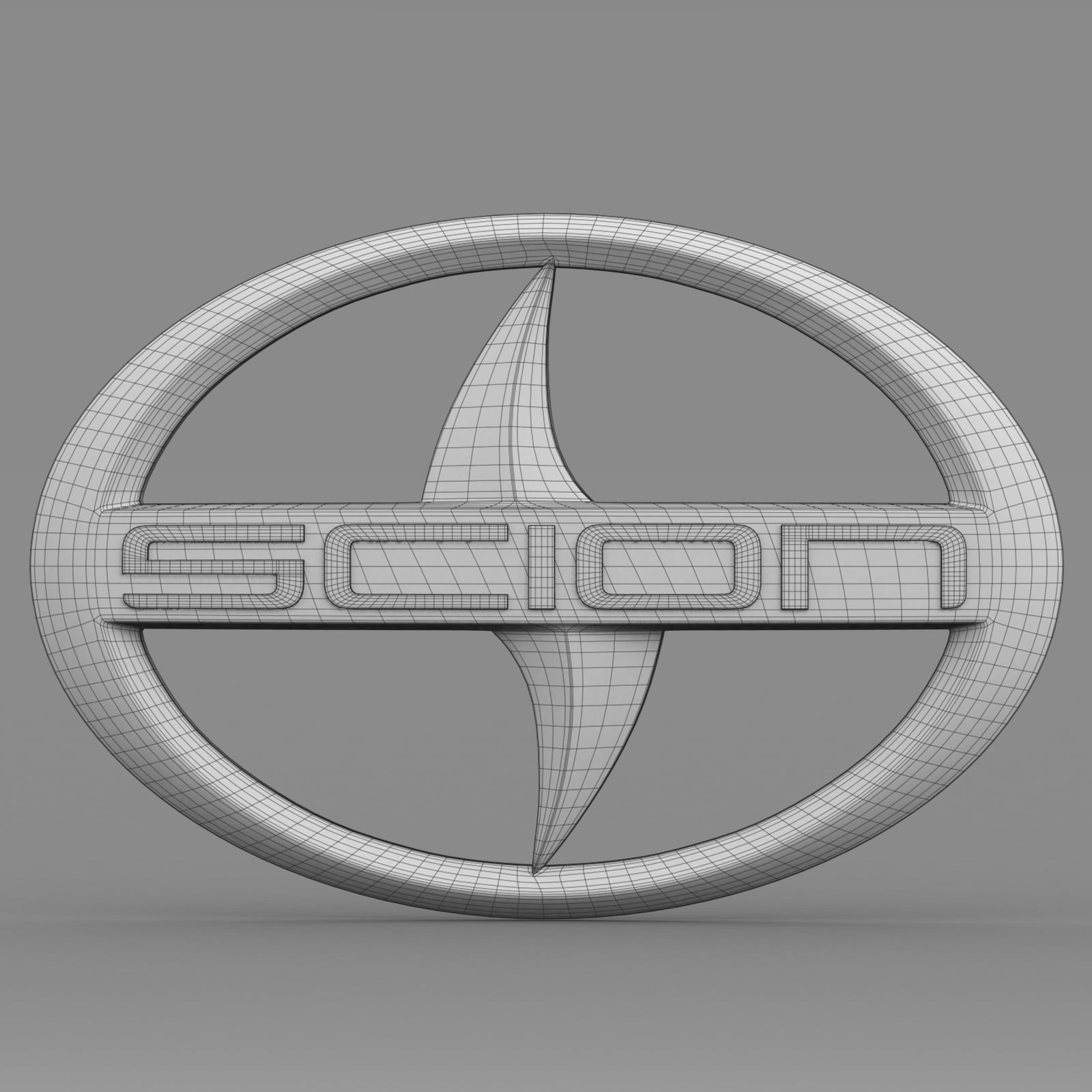 scion logo 3D model_13