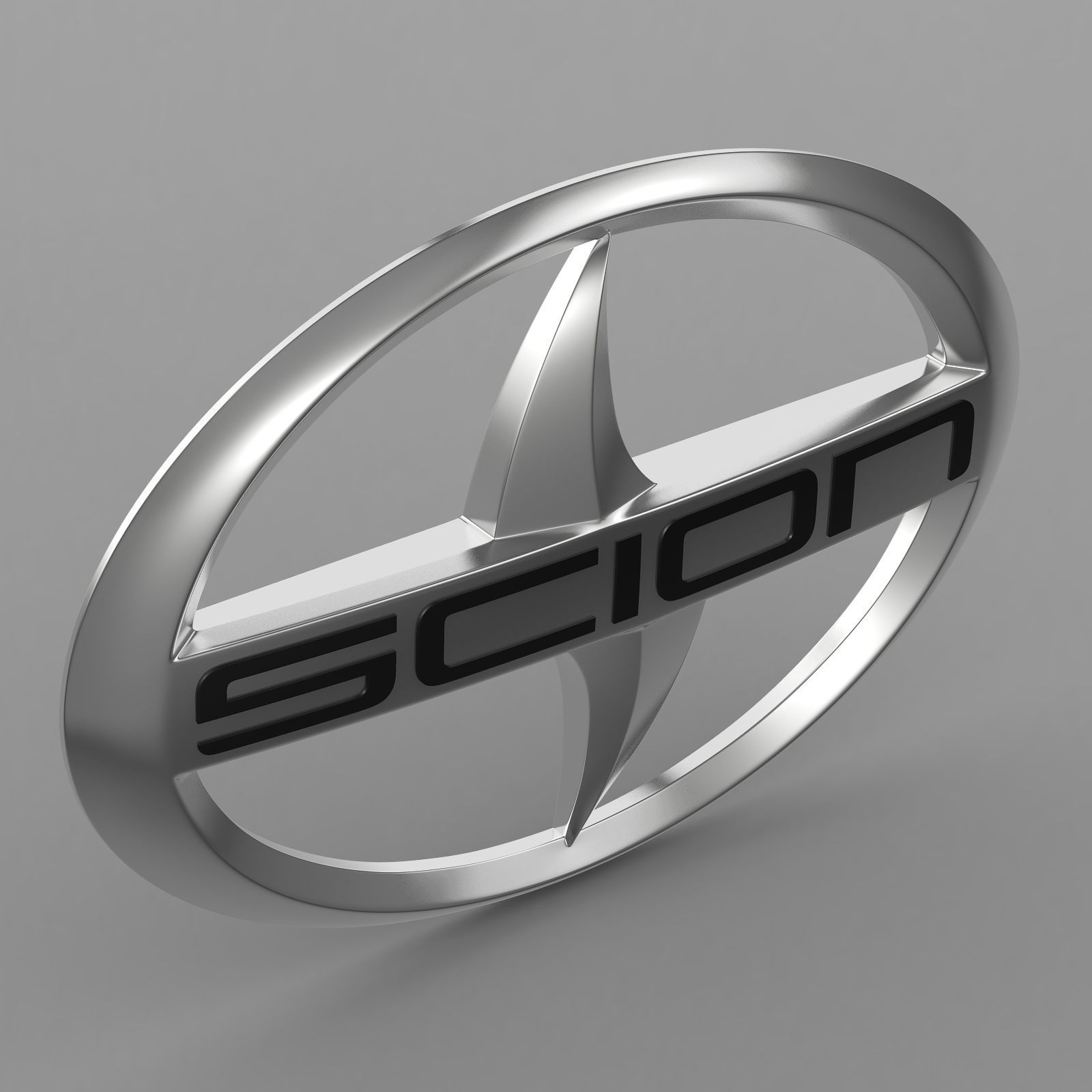 scion logo 3D model_10