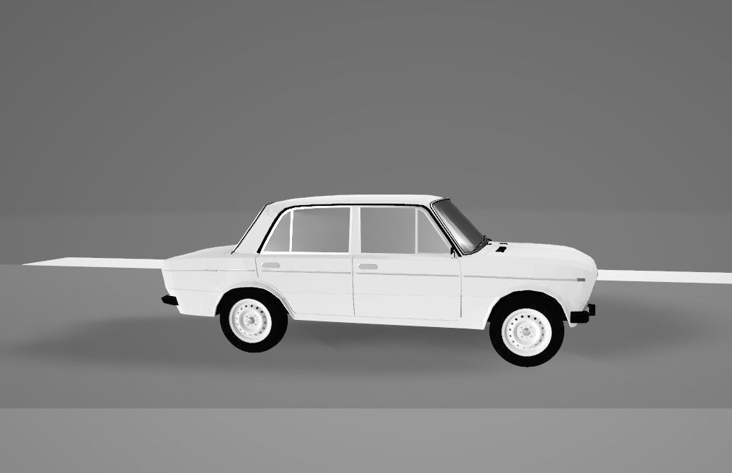 Model Vaz 2106 3D model 3D model_3