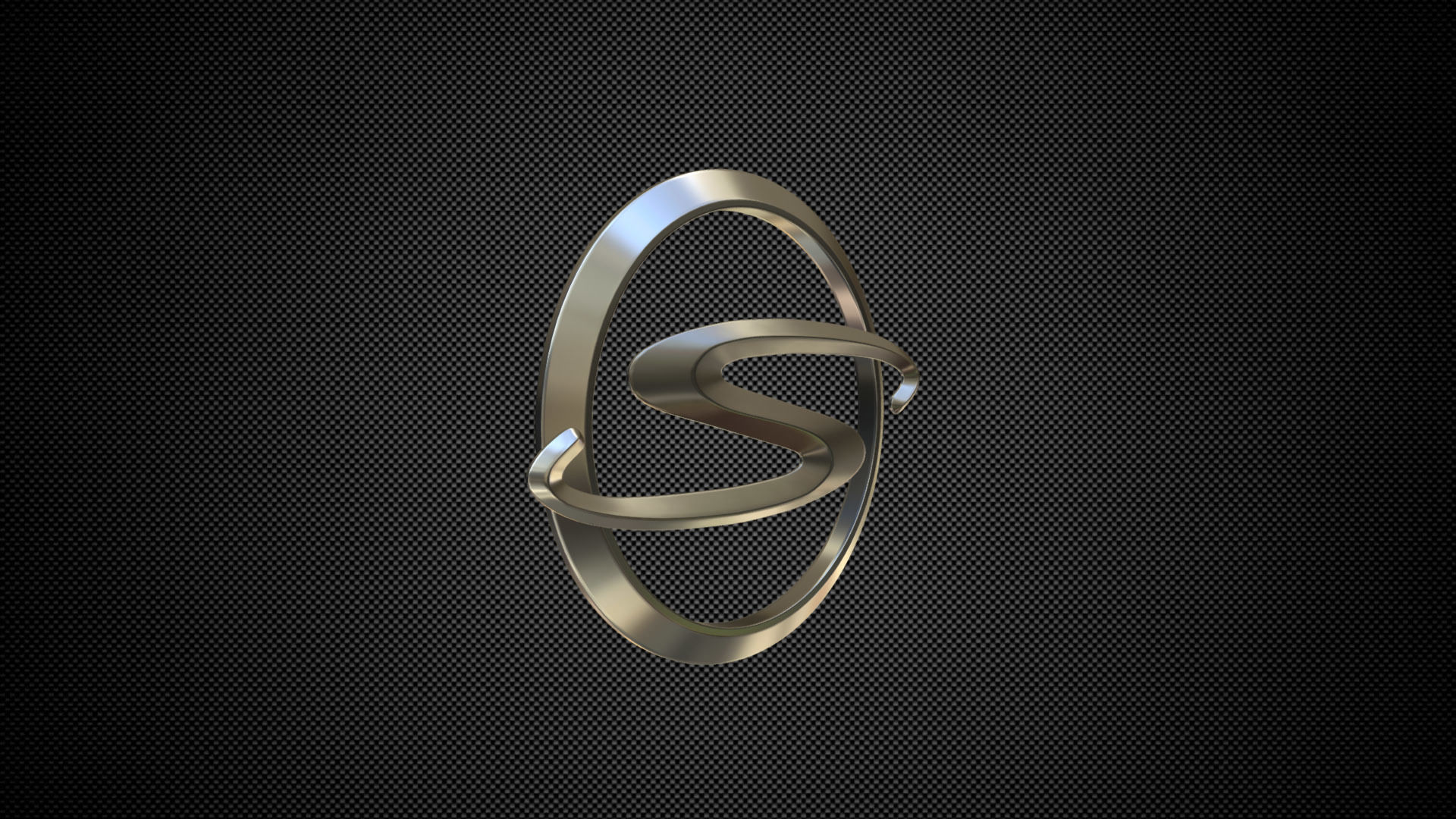 shuanghuan logo 3D model_1