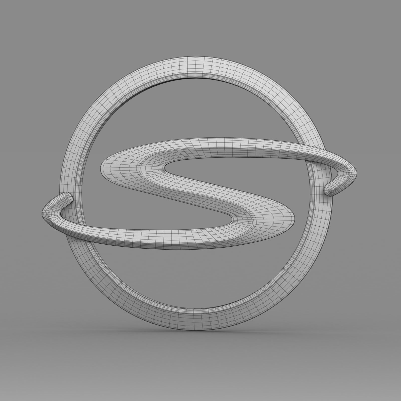 shuanghuan logo 3D model_7