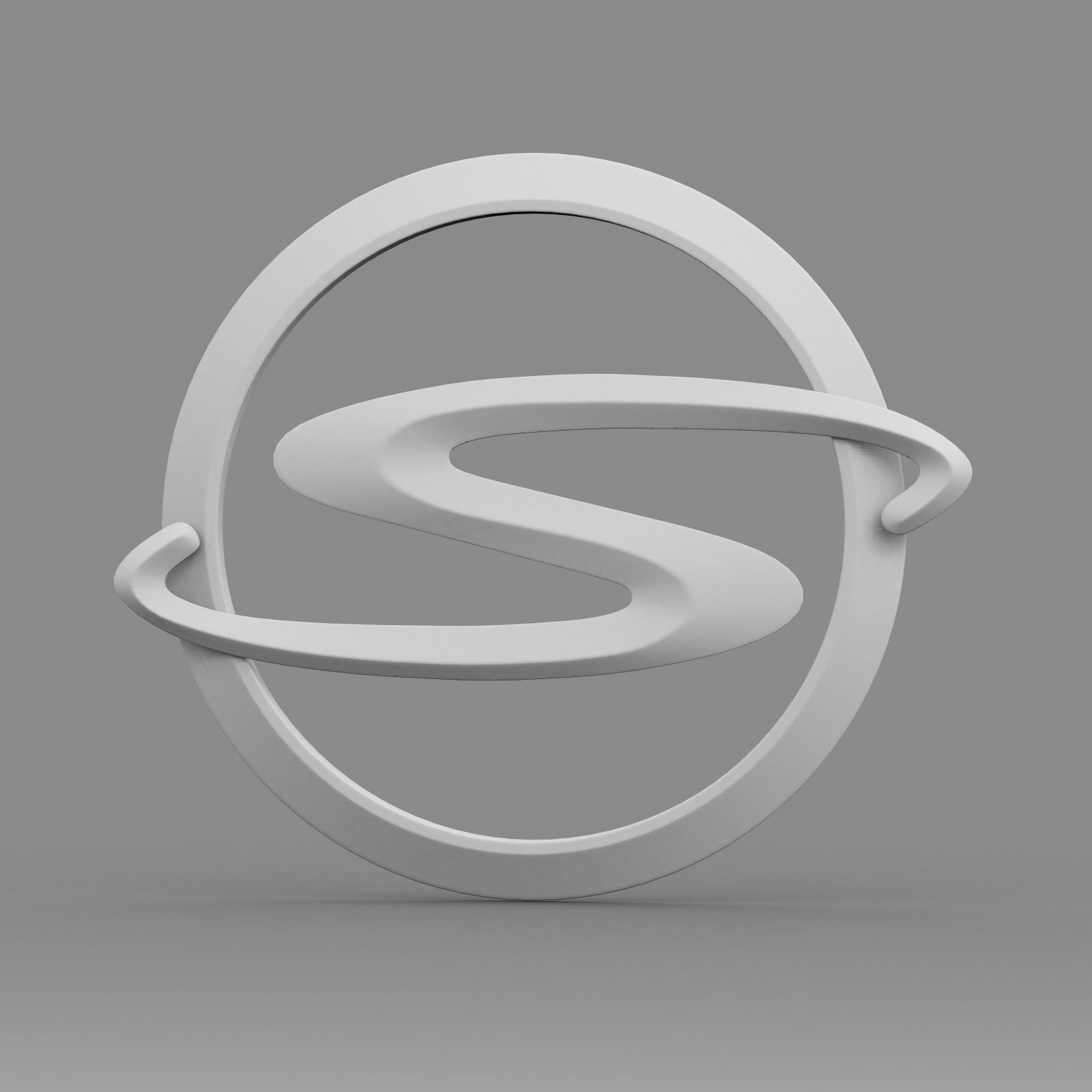 shuanghuan logo 3D model_6