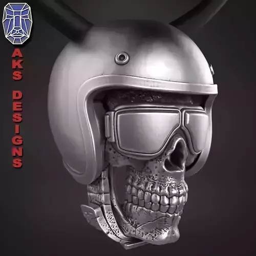 skull Pendant jewelry Biker skull 2 