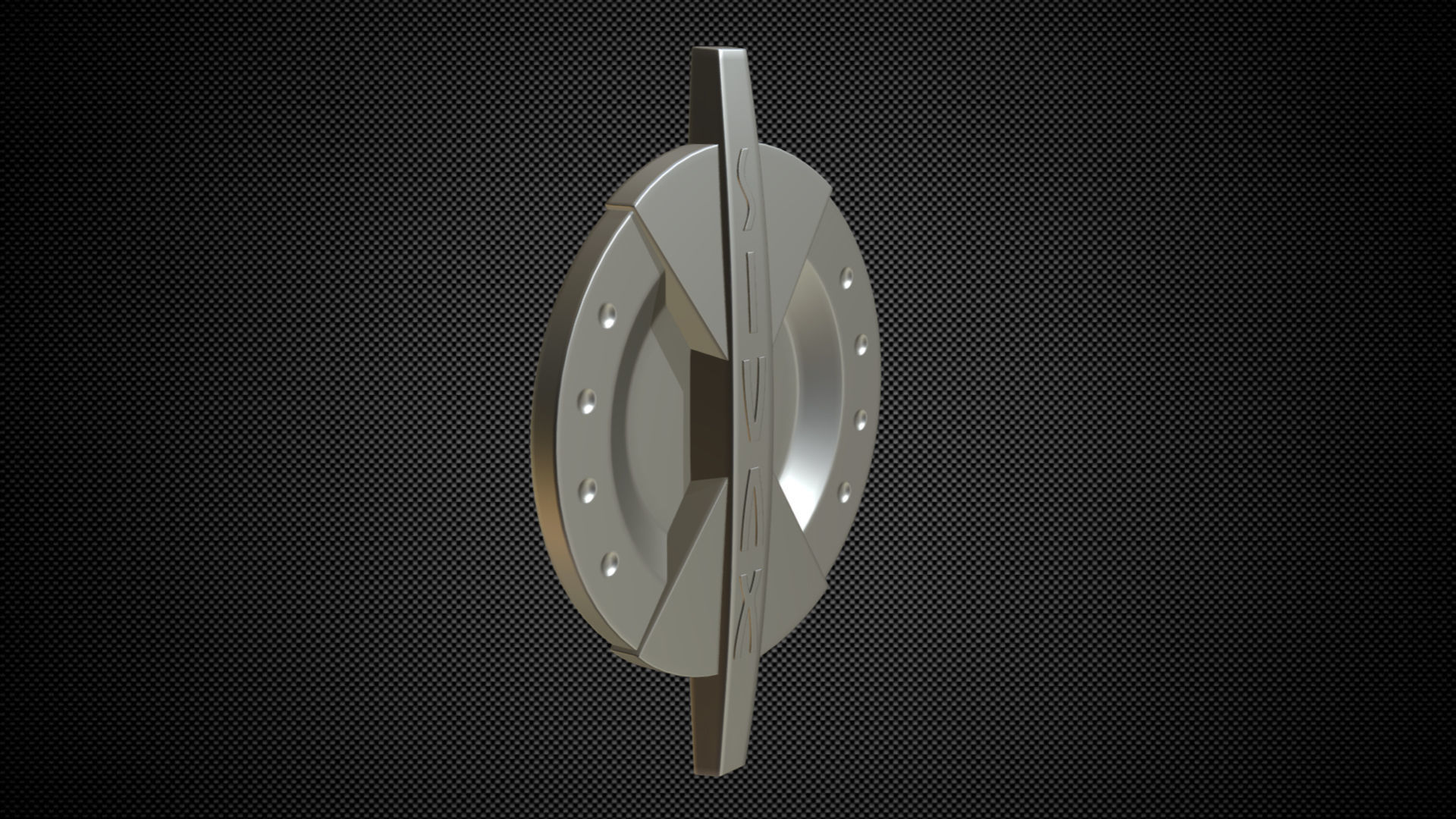 sivax logo 3D model_1