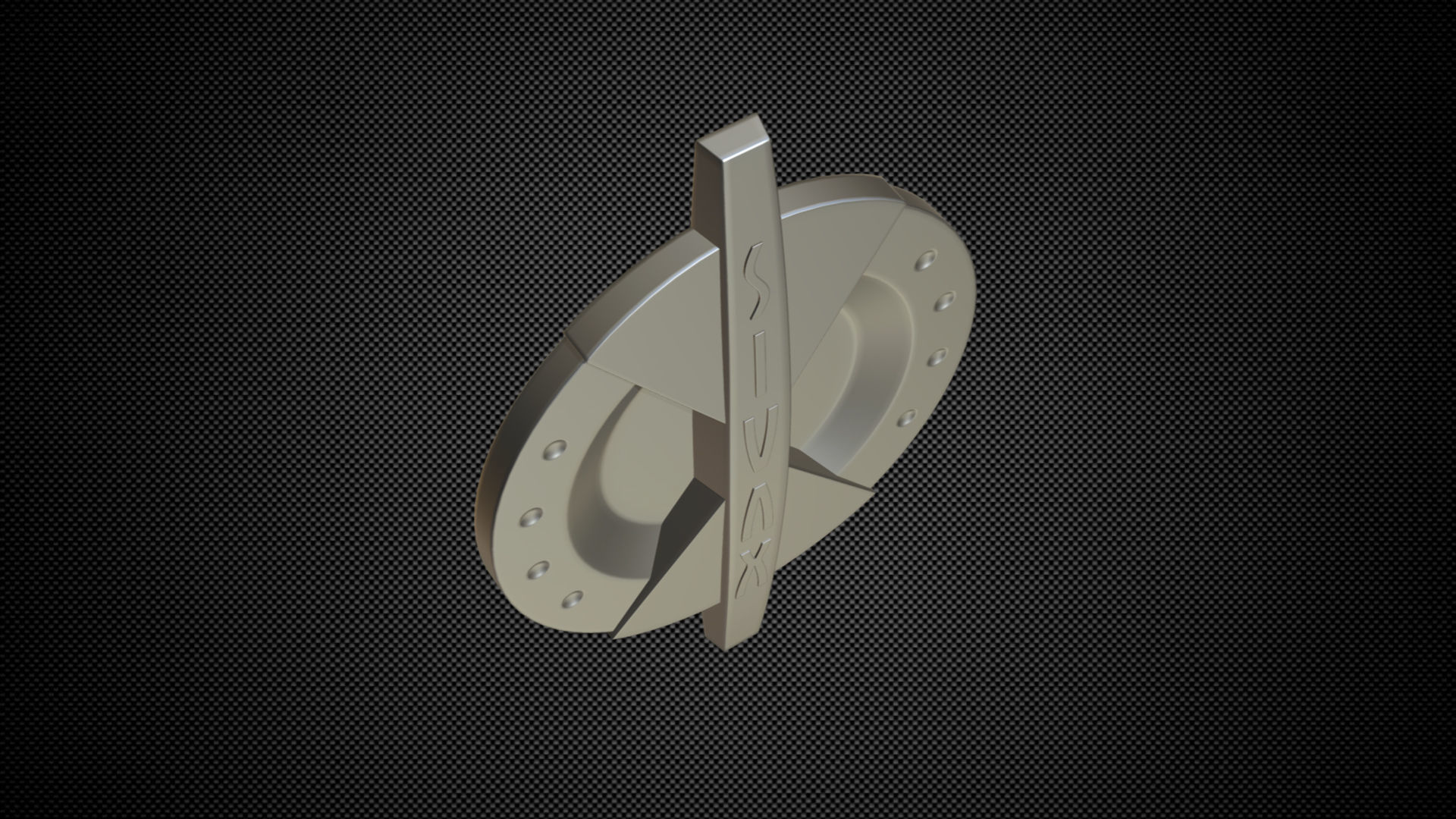 sivax logo 3D model_3