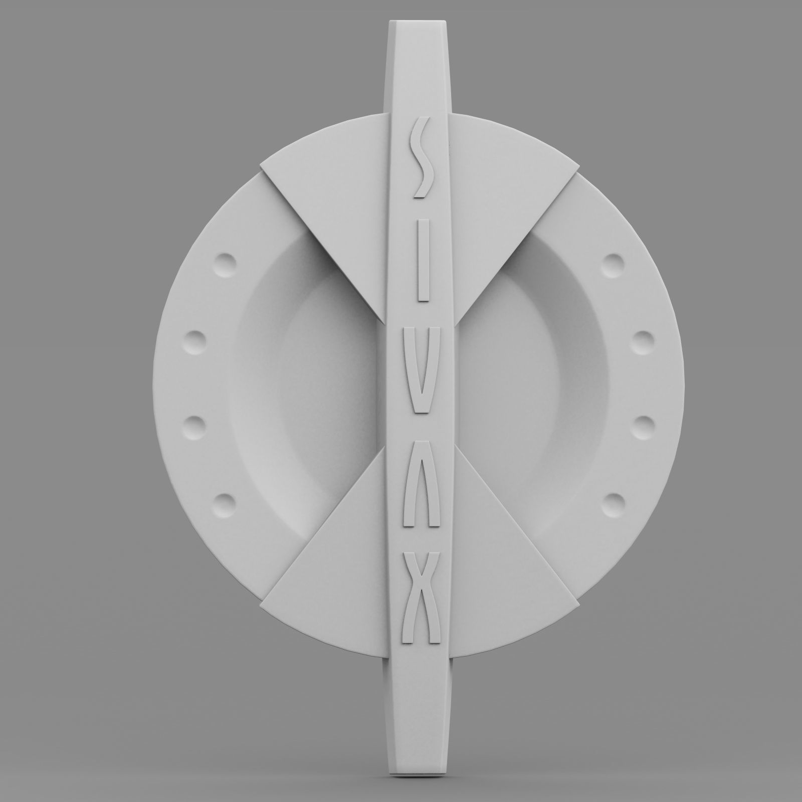 sivax logo 3D model_6