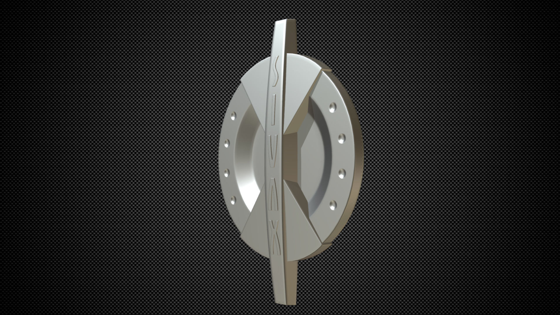 sivax logo 3D model_2