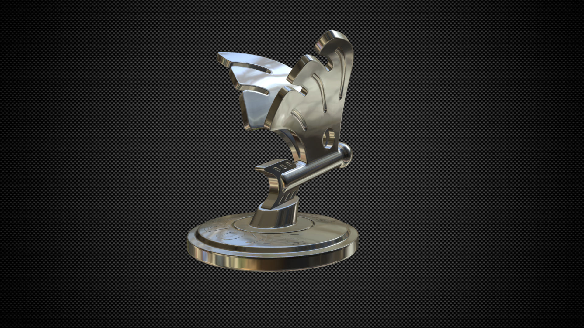 skoda logo 3D model_3