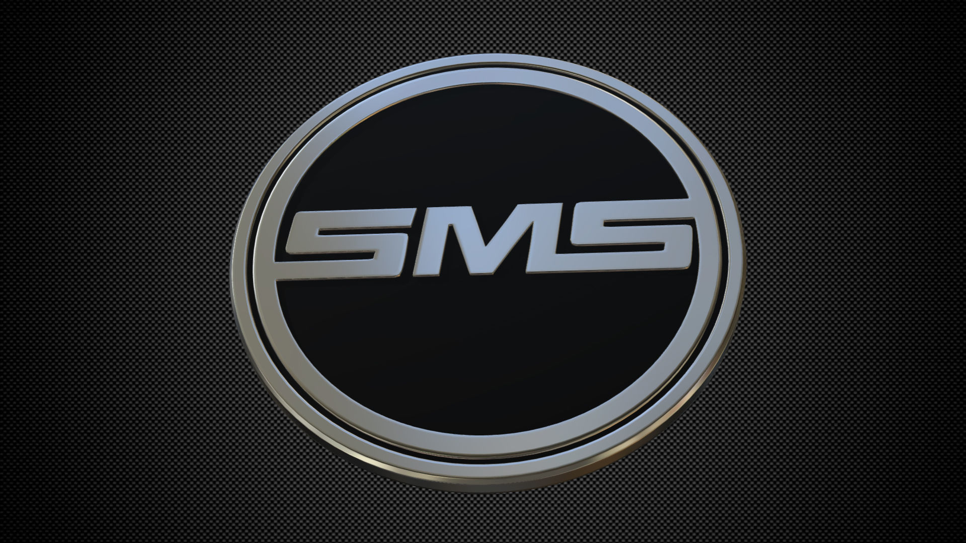 sms logo 3D model_5
