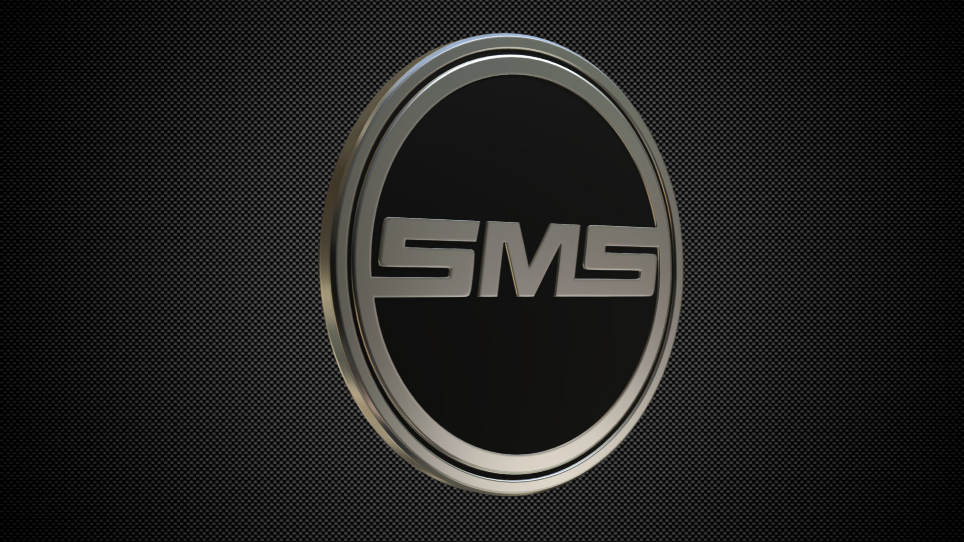 sms logo 3D model_1