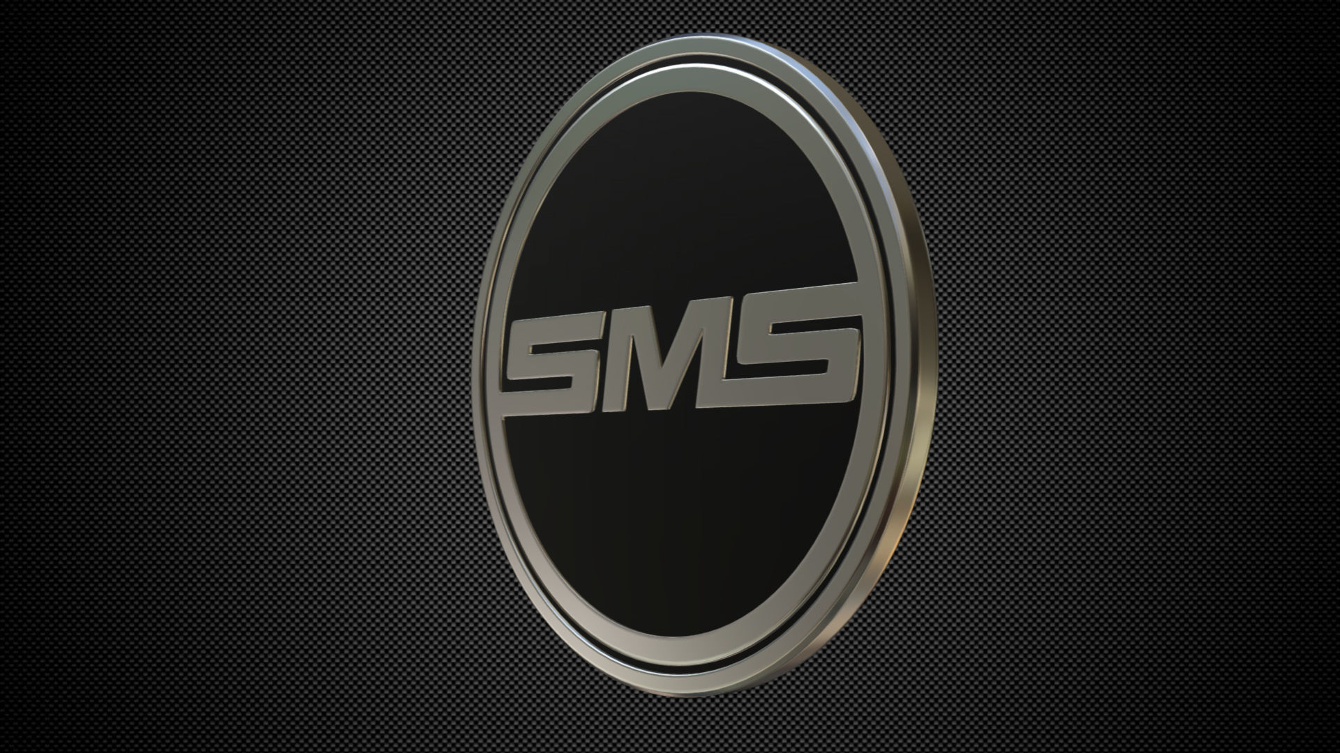 sms logo 3D model_2