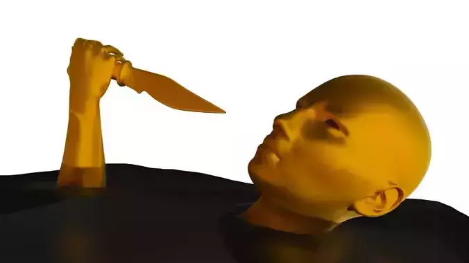 Thriller Statue Free 3D model