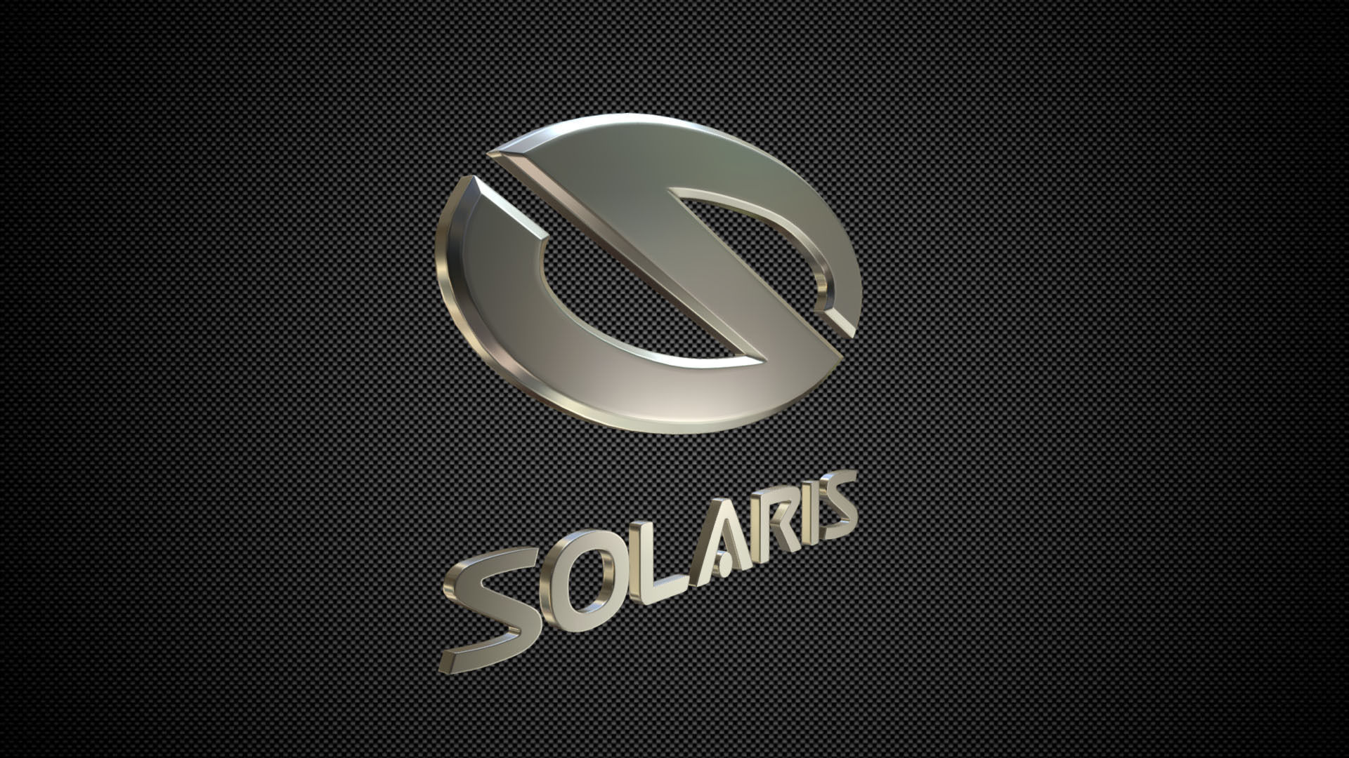 solaris logo 3D model_1