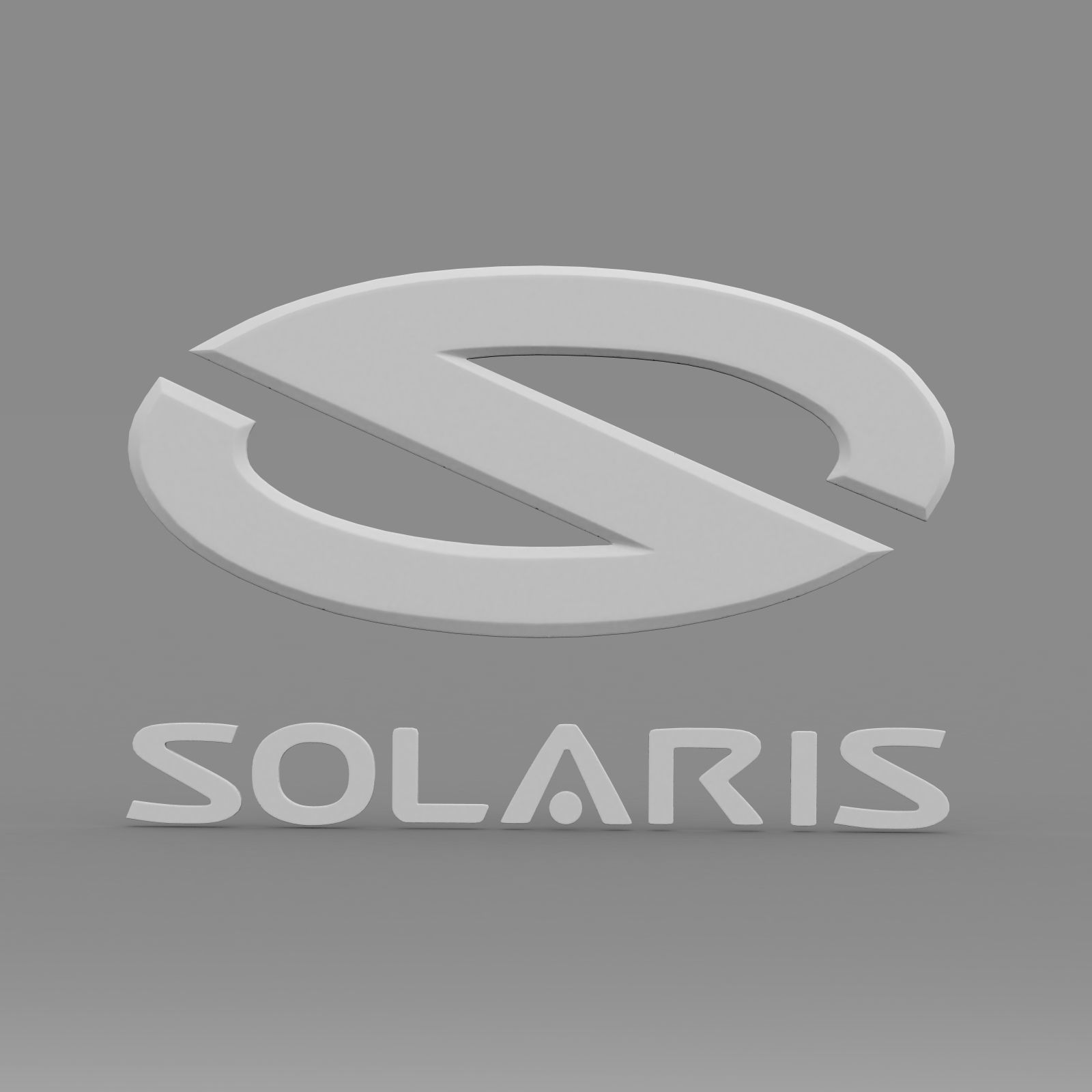 solaris logo 3D model_6