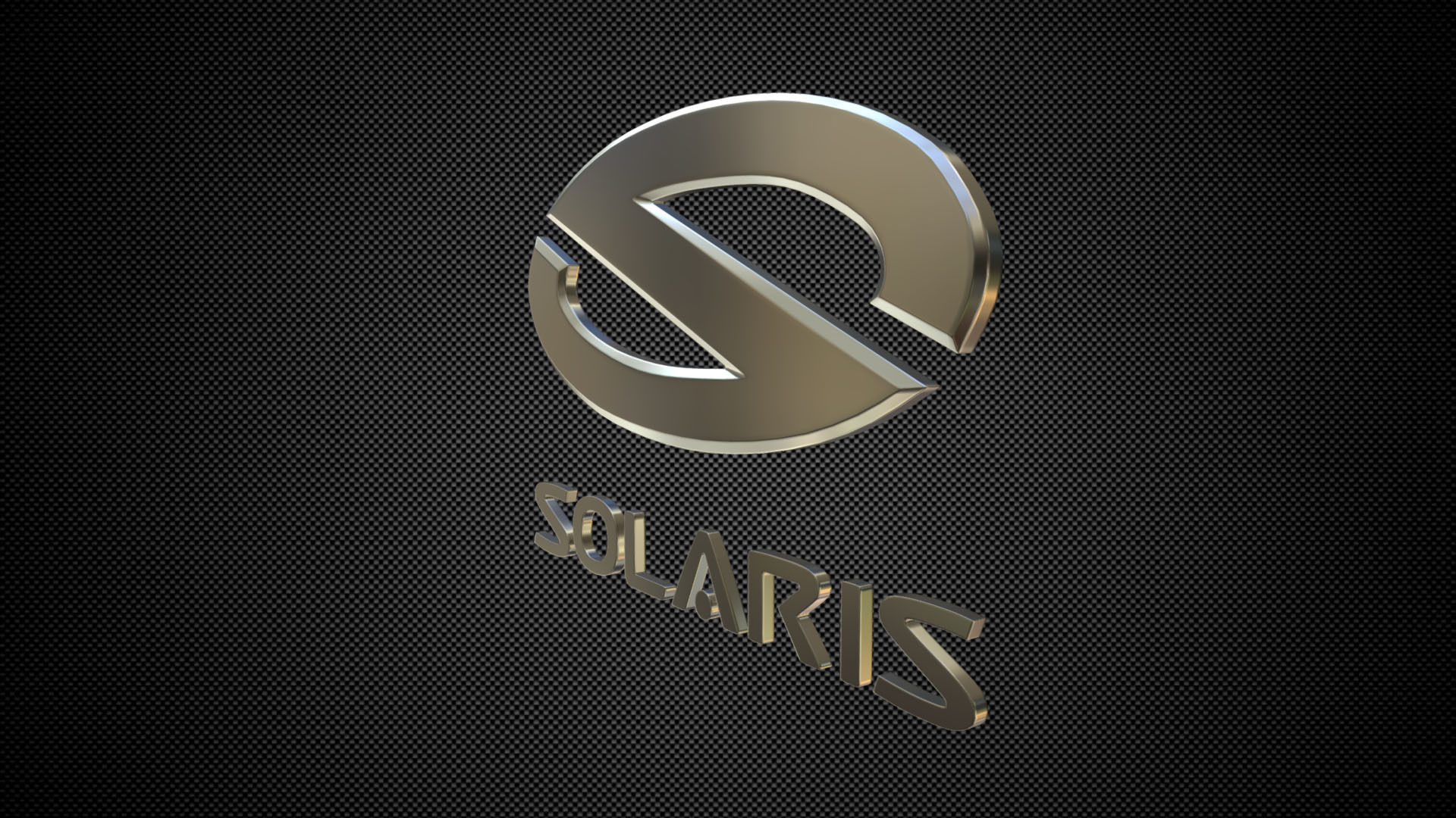 solaris logo 3D model_2