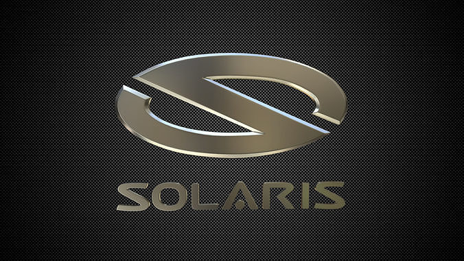 solaris logo 3D model