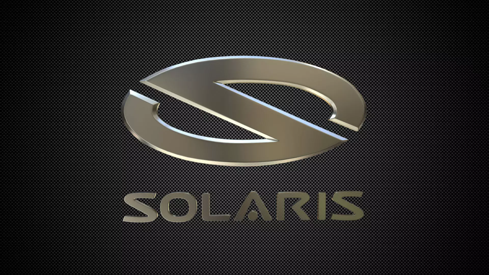 solaris logo 3D model_0