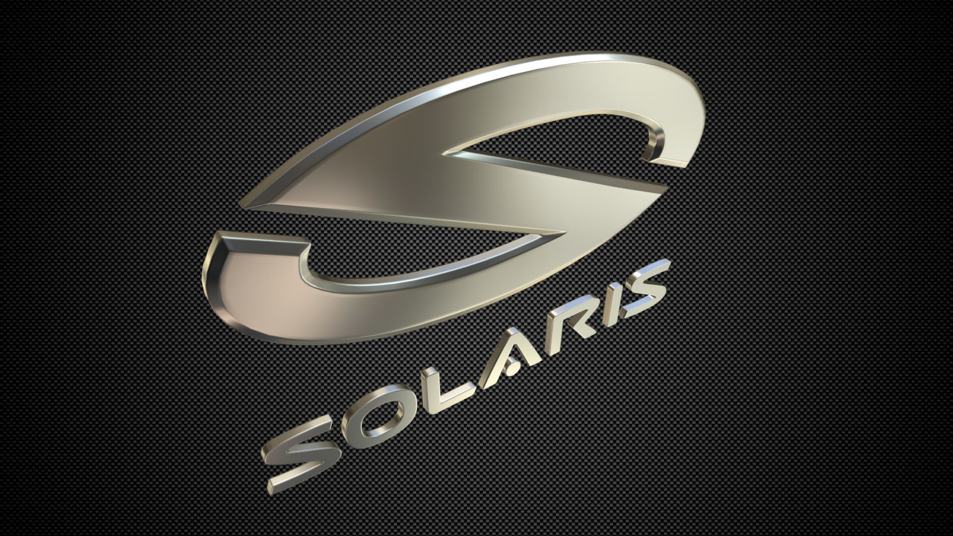 solaris logo 3D model_4