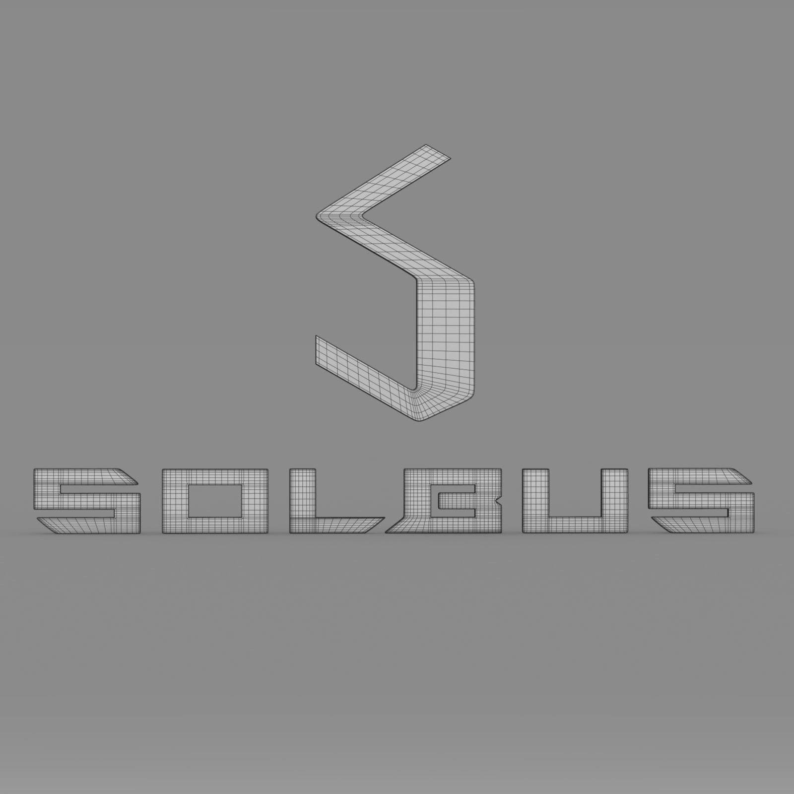 solbus logo 3D model_7